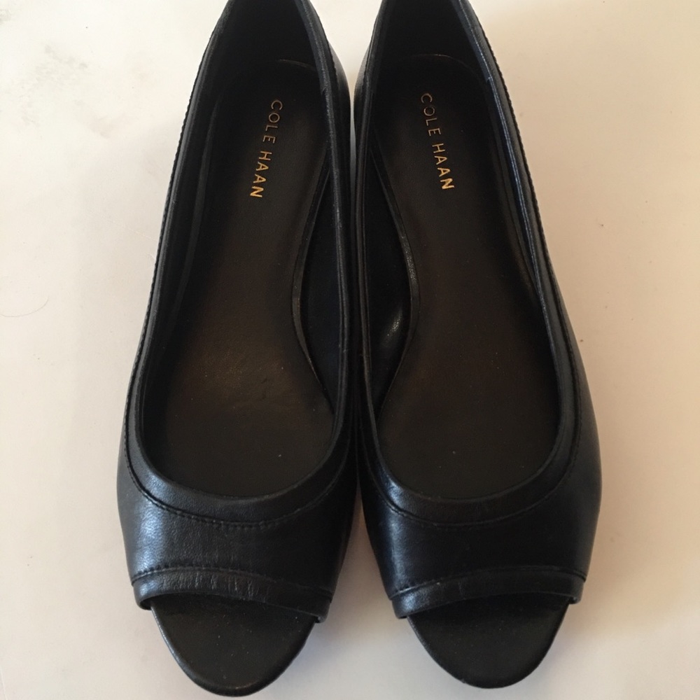 Cole haan open toe flat